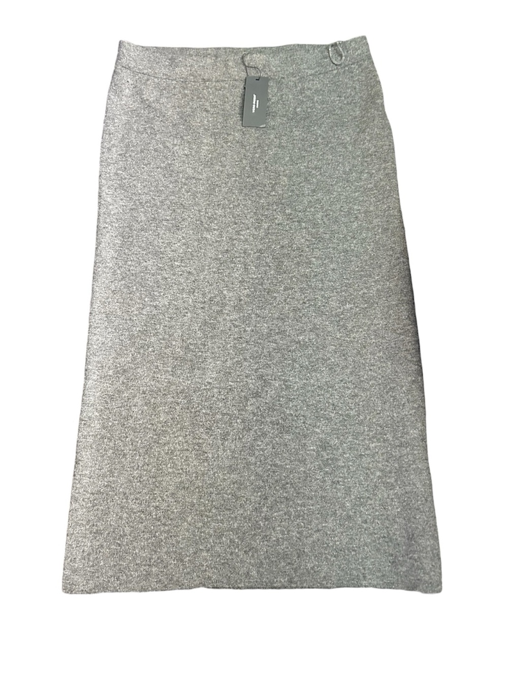 Vero Moda Gray Heather Knit Midi Skirt - Picture 1 of 6